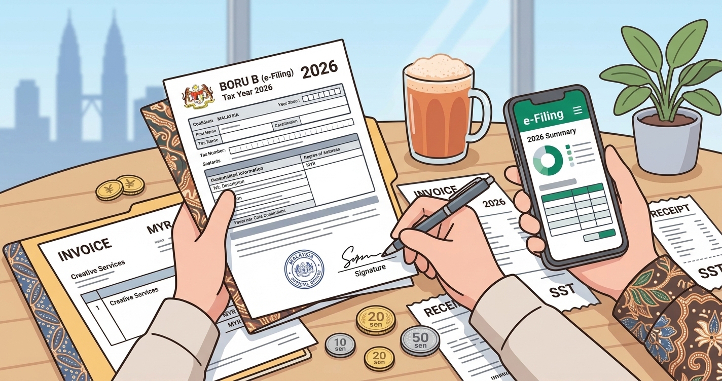 Panduan Pemfailan Cukai Form B Malaysia untuk Pekerja Bebas dan UKM 2026