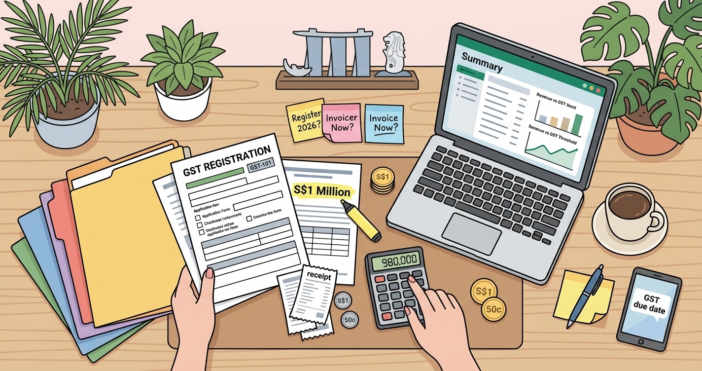 GST Registration in Singapore at S$1 Million: When and How to Register in 2026