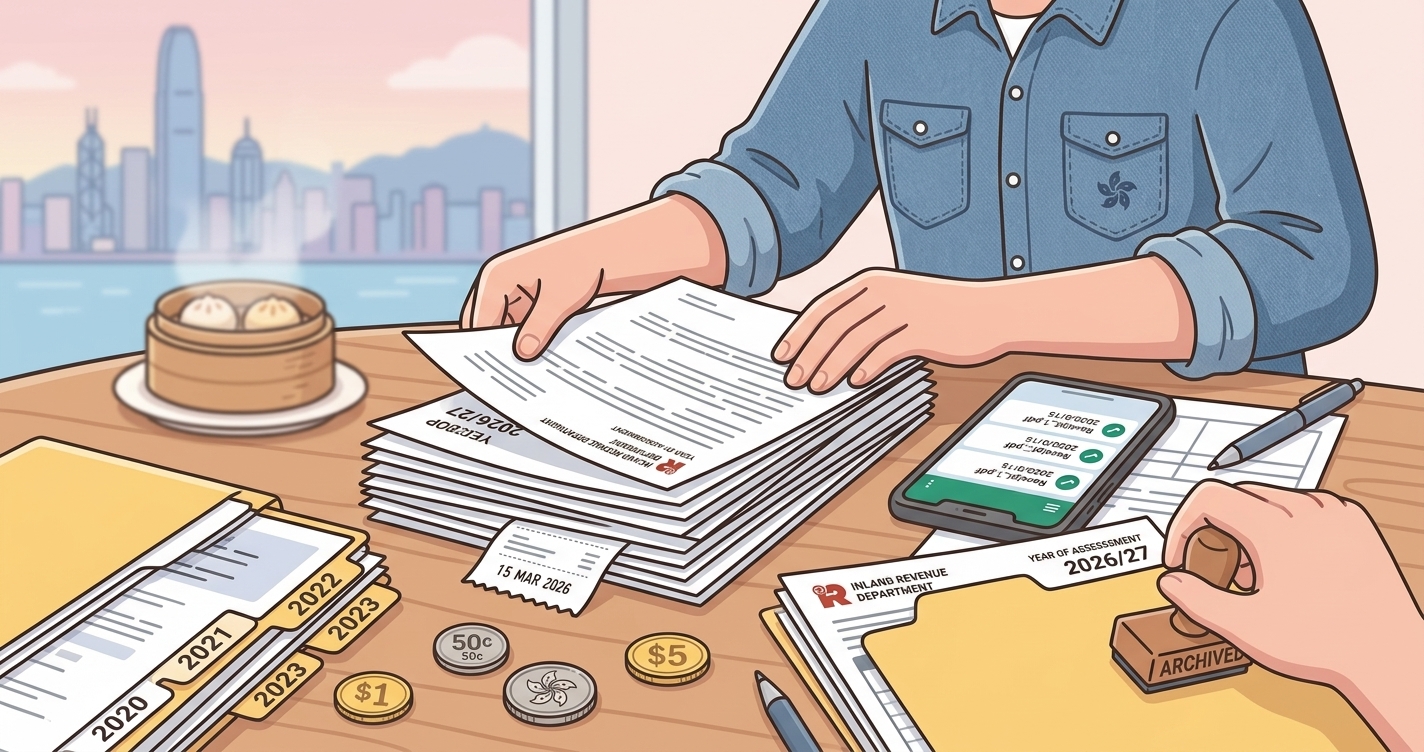 7-Year Record Keeping in Hong Kong: Organize Receipts and Invoices (2026)