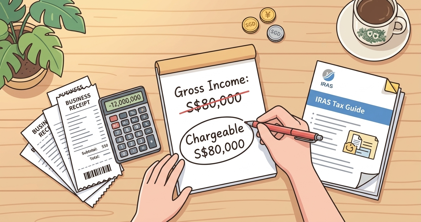 Chargeable Income vs Gross Income: What Singapore Freelancers Actually Pay Tax On