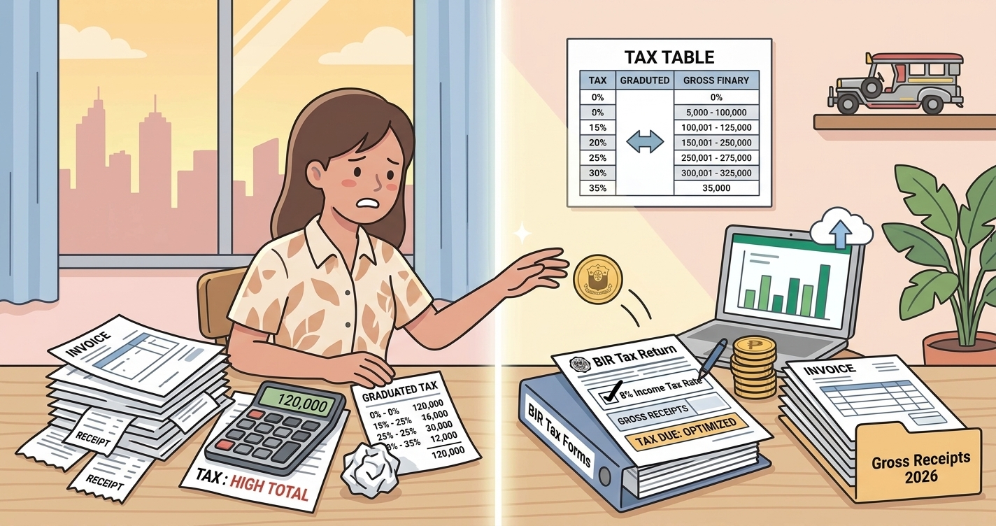 Philippines 8% Flat Tax vs Graduated Rate: Which Is Better for Freelancers in 2026?